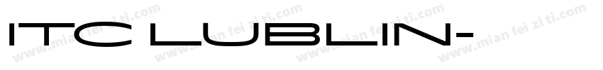 itc lublin字体转换